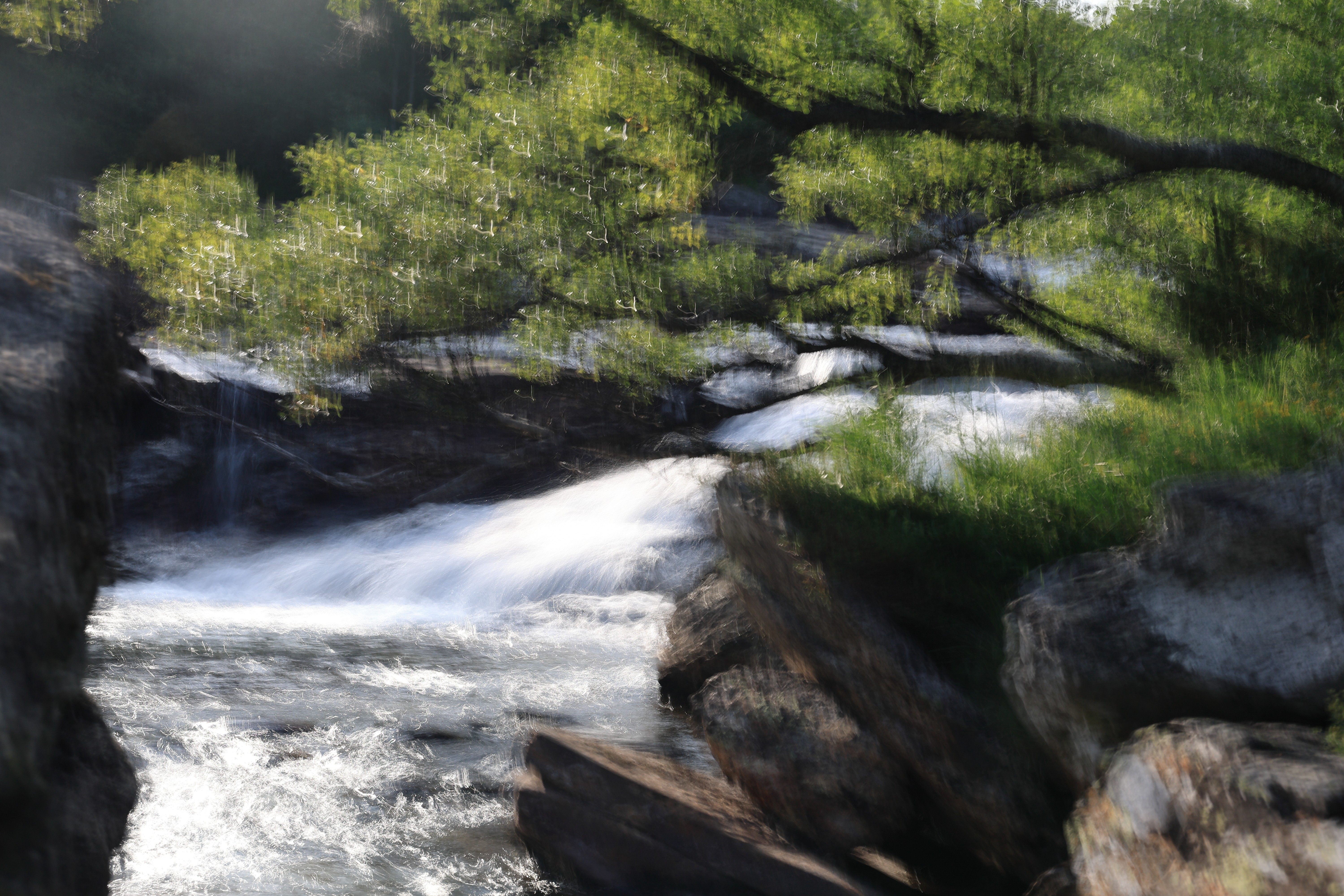 Picture of a flowing stream 